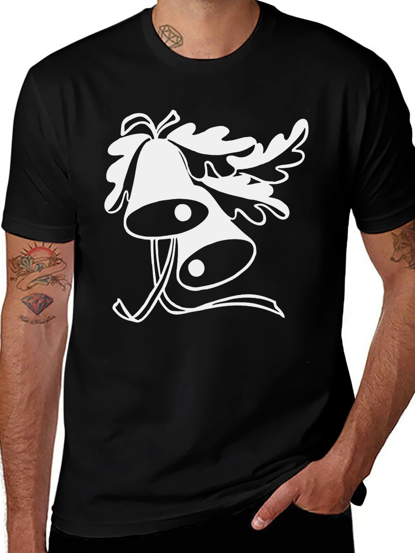 Festive Bells Graphic Tee - Holiday Style
