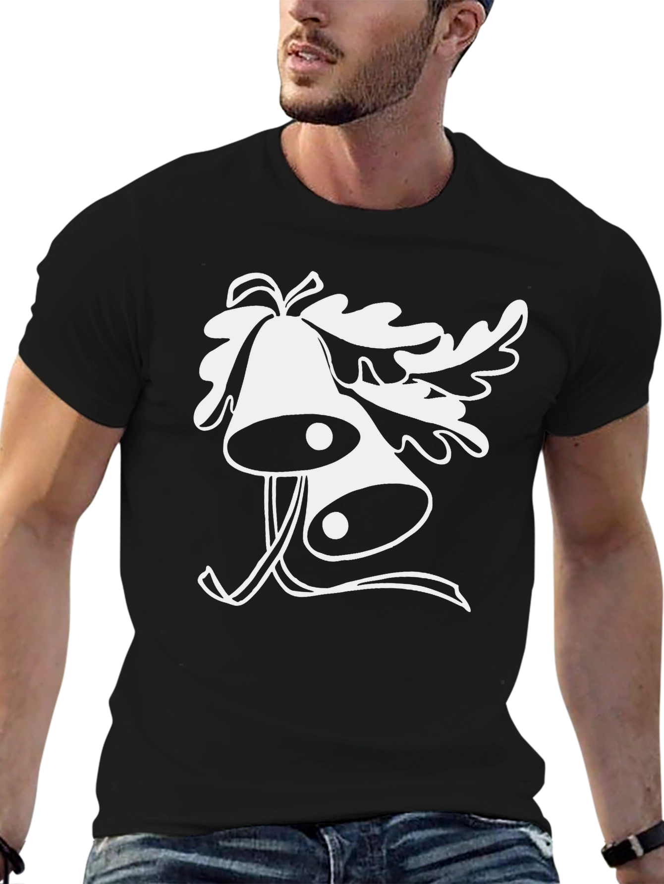 Festive Bells Graphic Tee - Holiday Style