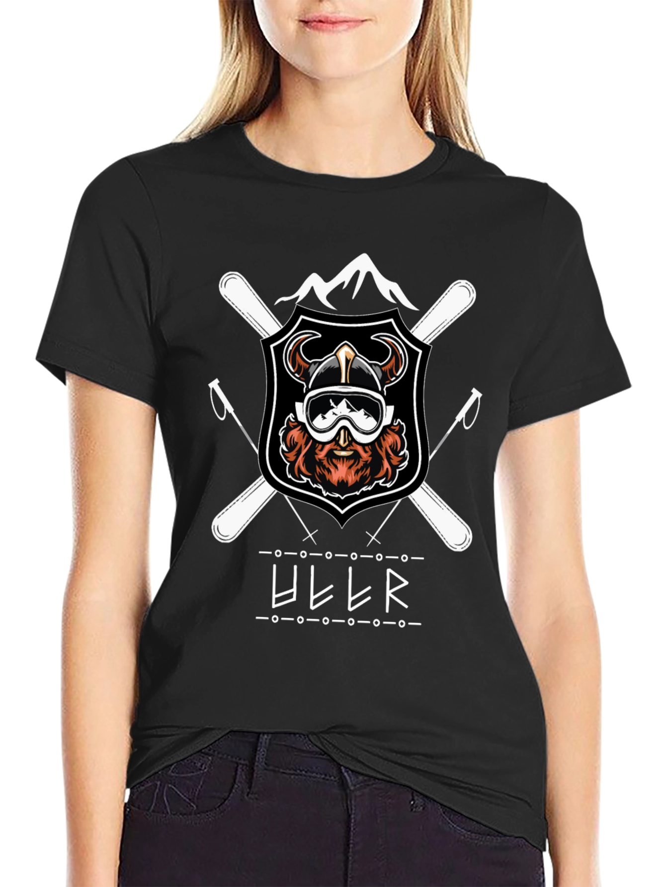 Ullr Viking Ski Graphic T-Shirt