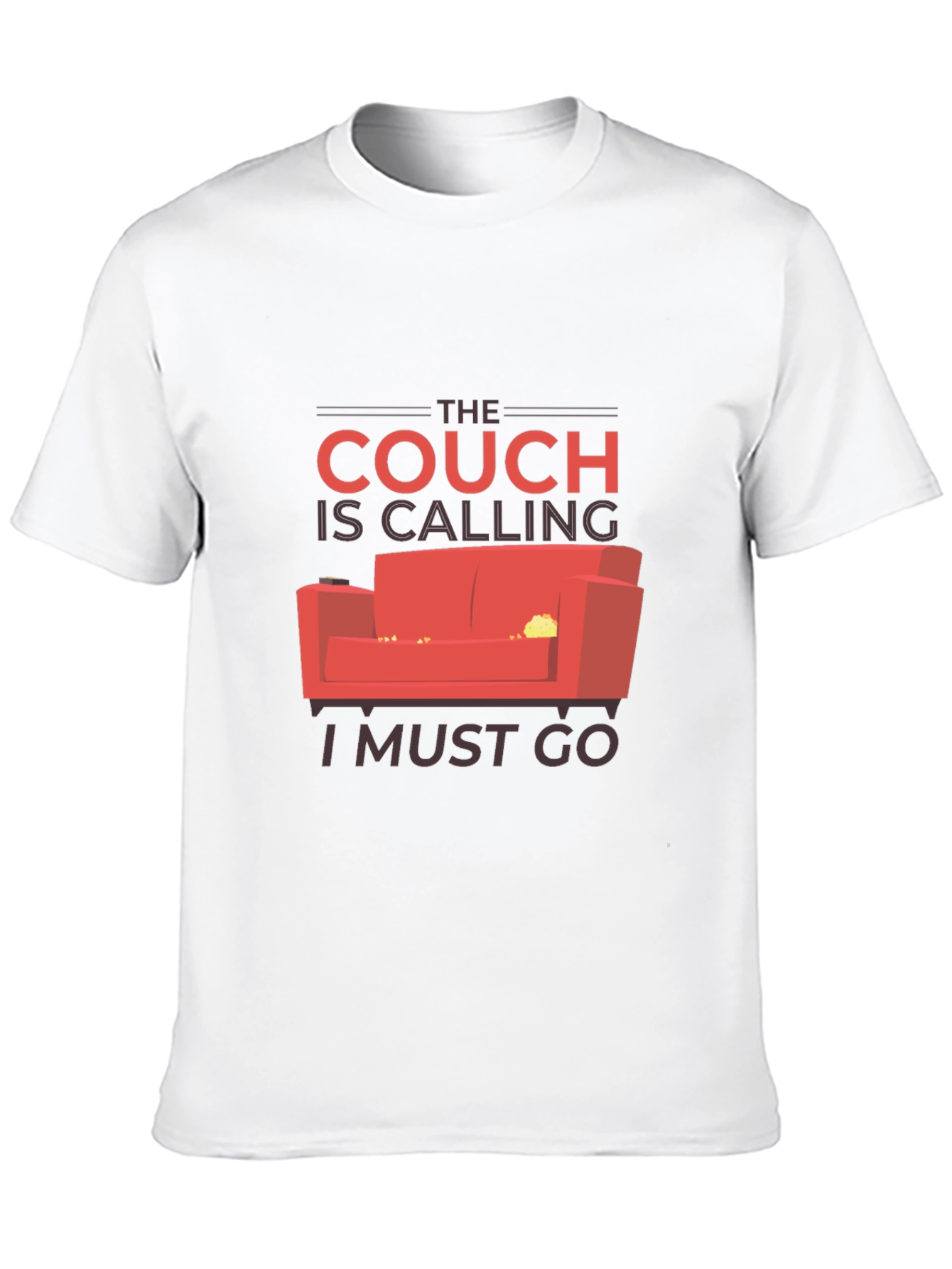The Couch Is Calling T-Shirt - Comfy Loungewear