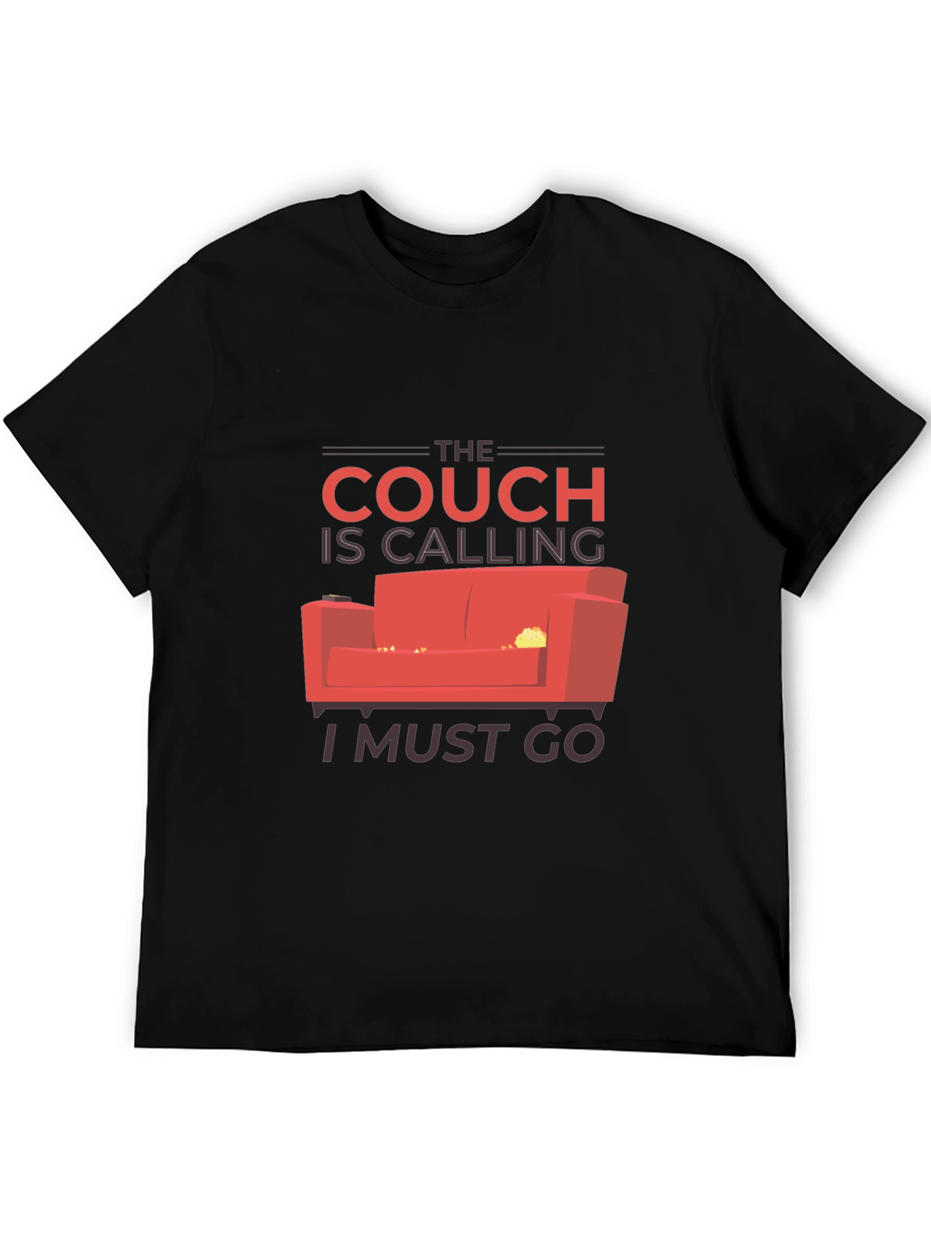 The Couch Is Calling T-Shirt - Comfy Loungewear