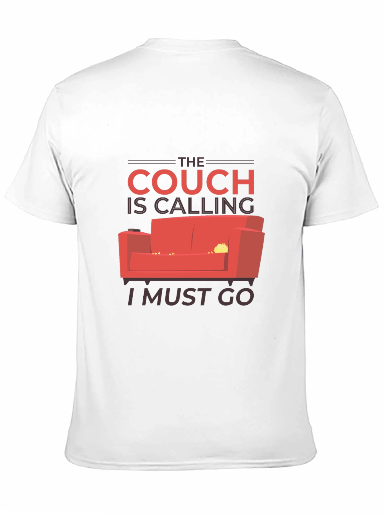 The Couch Is Calling T-Shirt - Comfy Loungewear