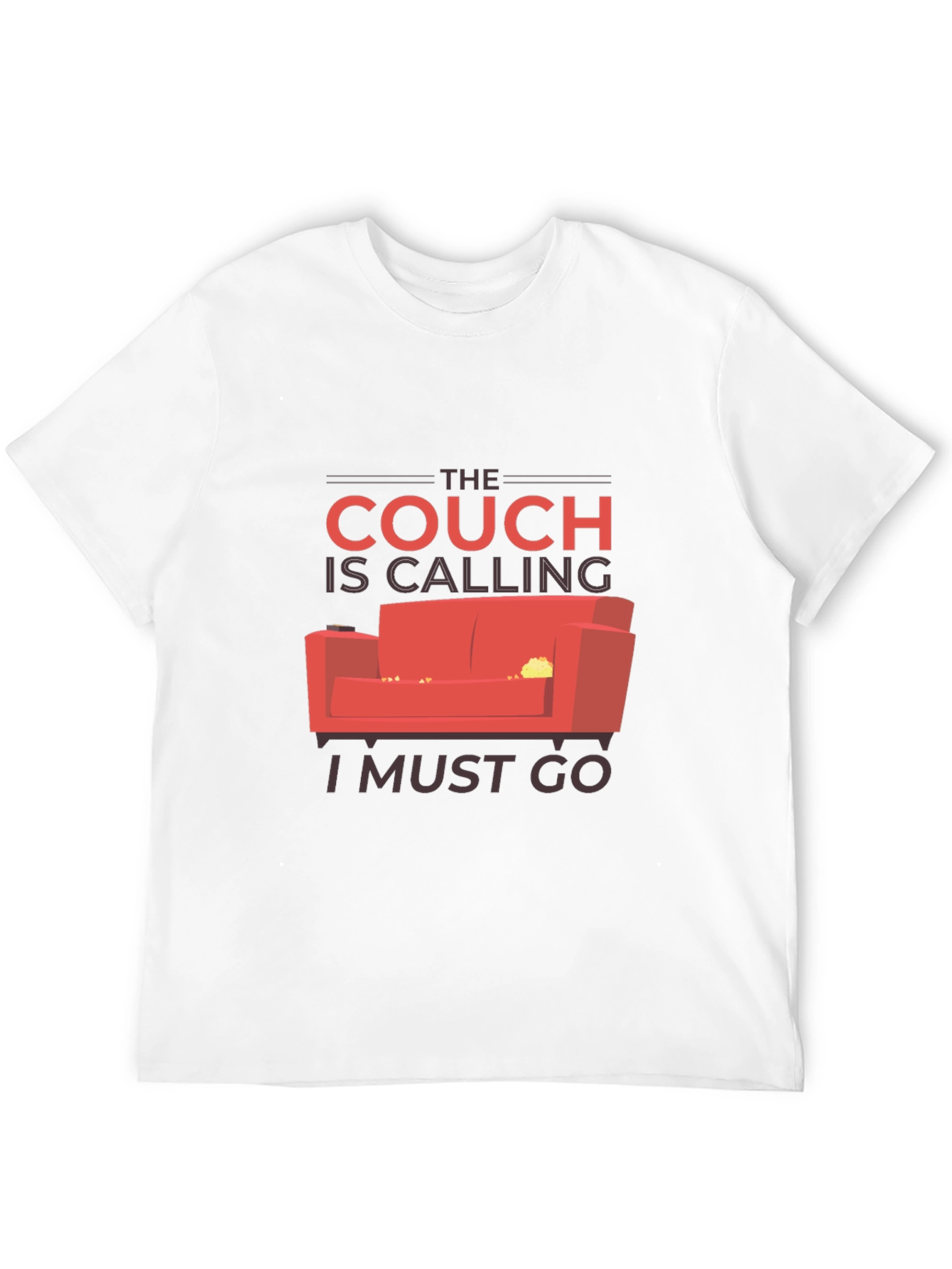 The Couch Is Calling T-Shirt - Comfy Loungewear