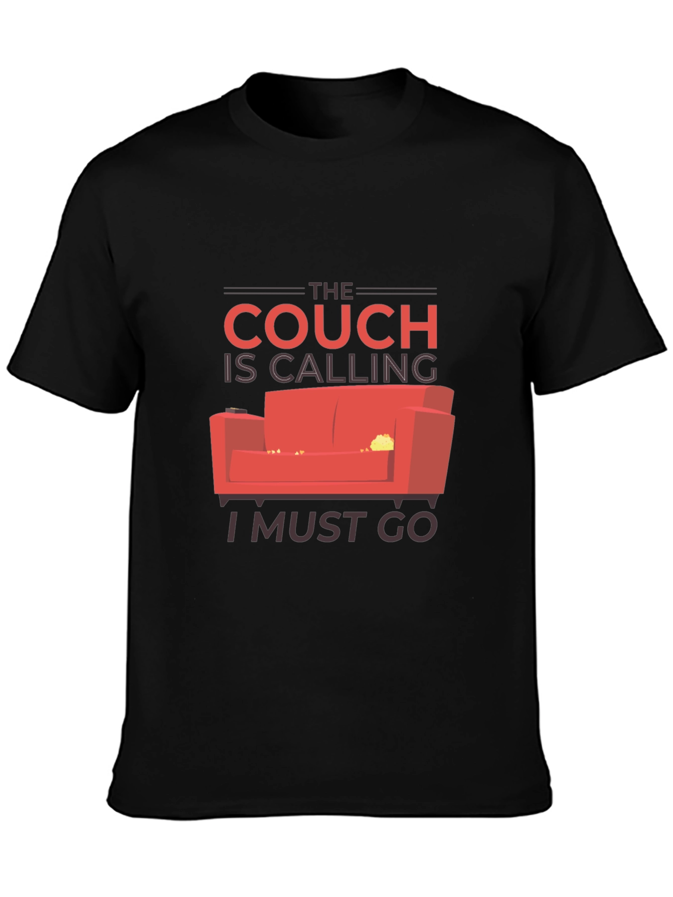 The Couch Is Calling T-Shirt - Comfy Loungewear