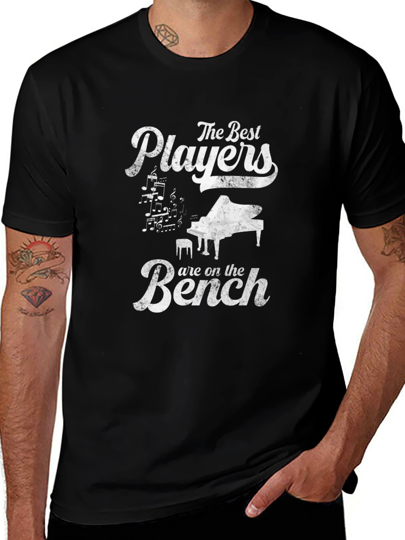 The Best Players Piano T-Shirt