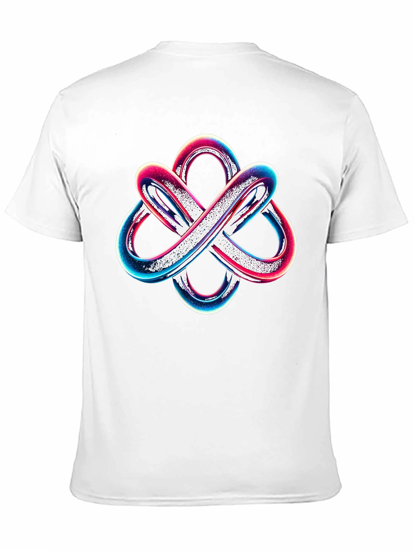 Abstract Knot Graphic Tee - Modern Style