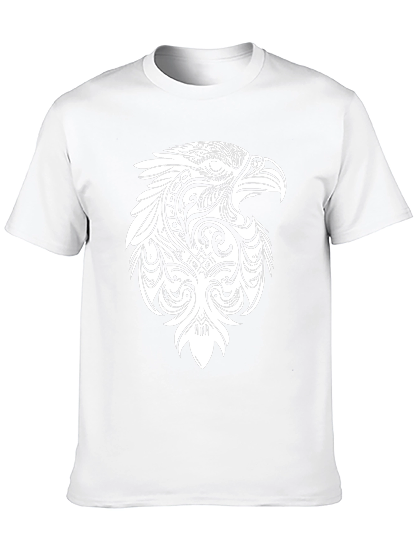 Tribal Eagle Graphic Black T-Shirt