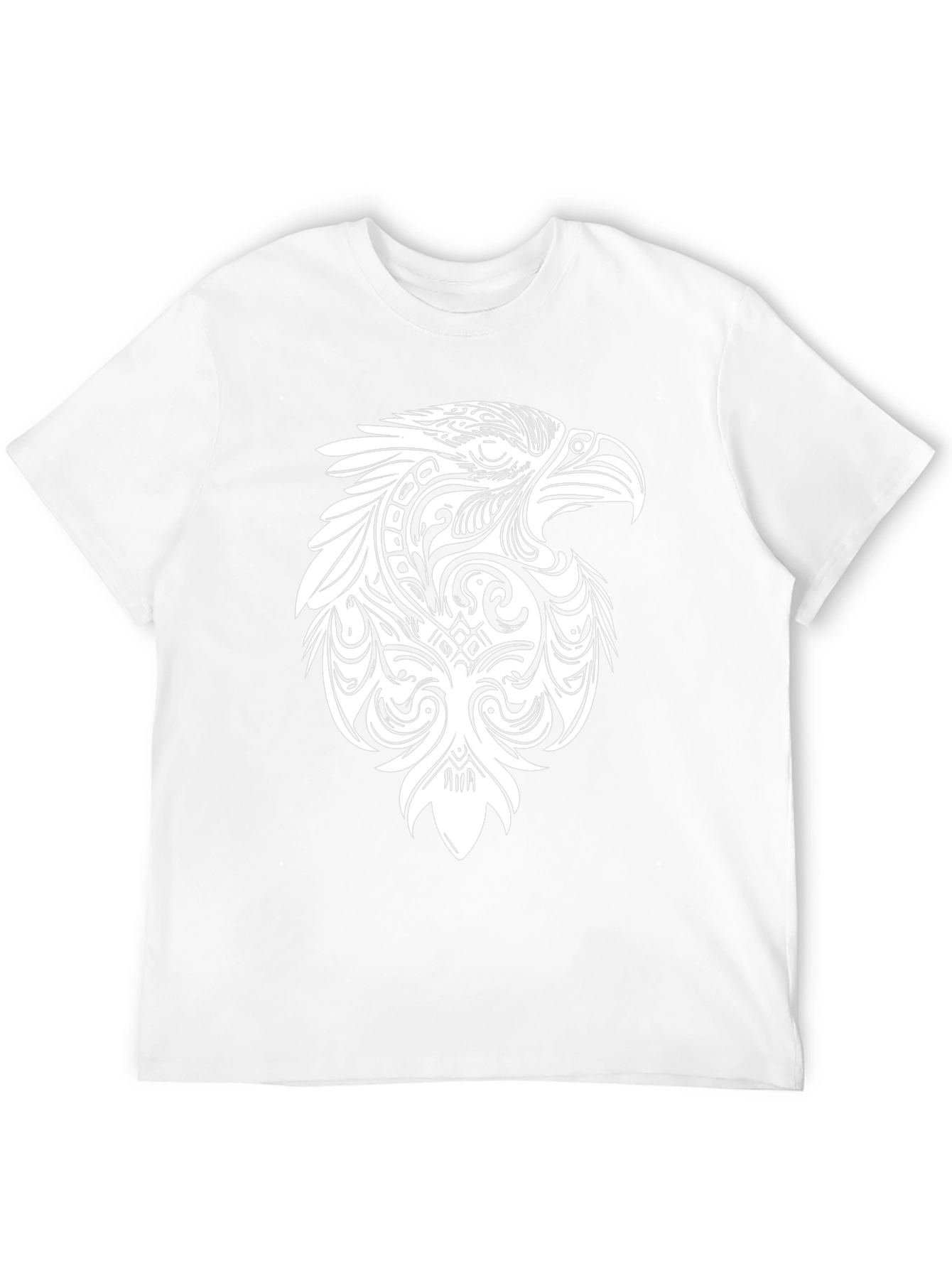 Tribal Eagle Graphic Black T-Shirt