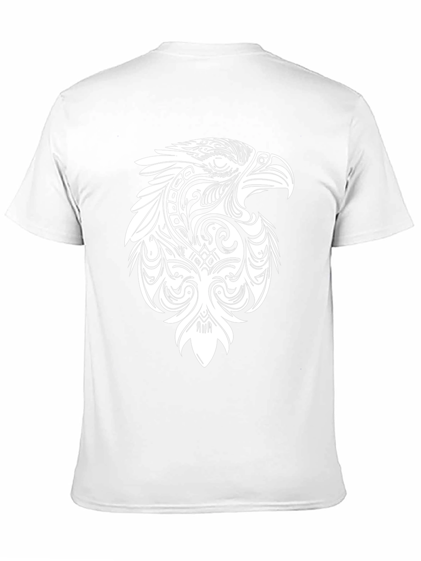 Tribal Eagle Graphic Black T-Shirt