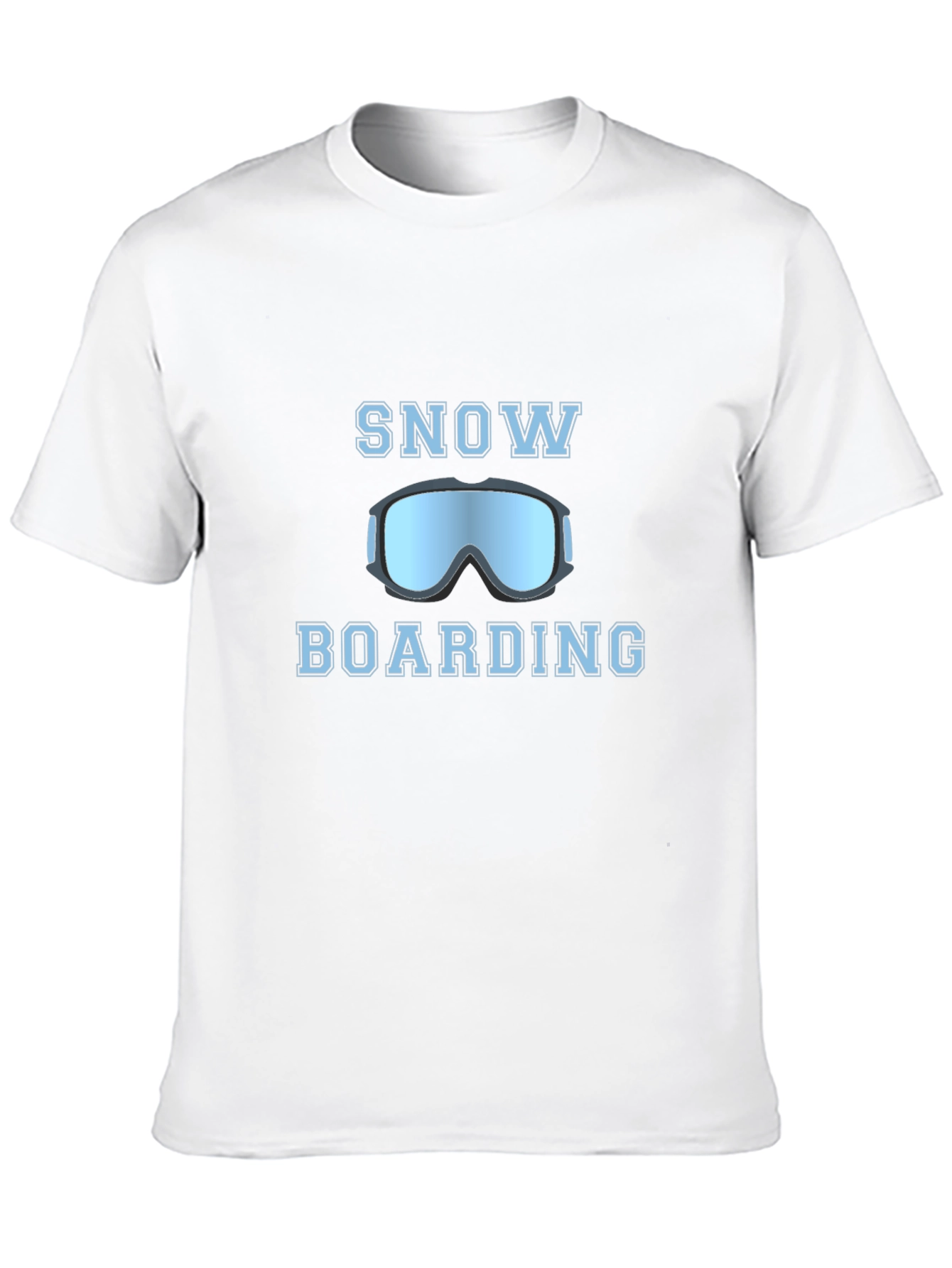 Snowboarding T-Shirt: Cool Goggles Design