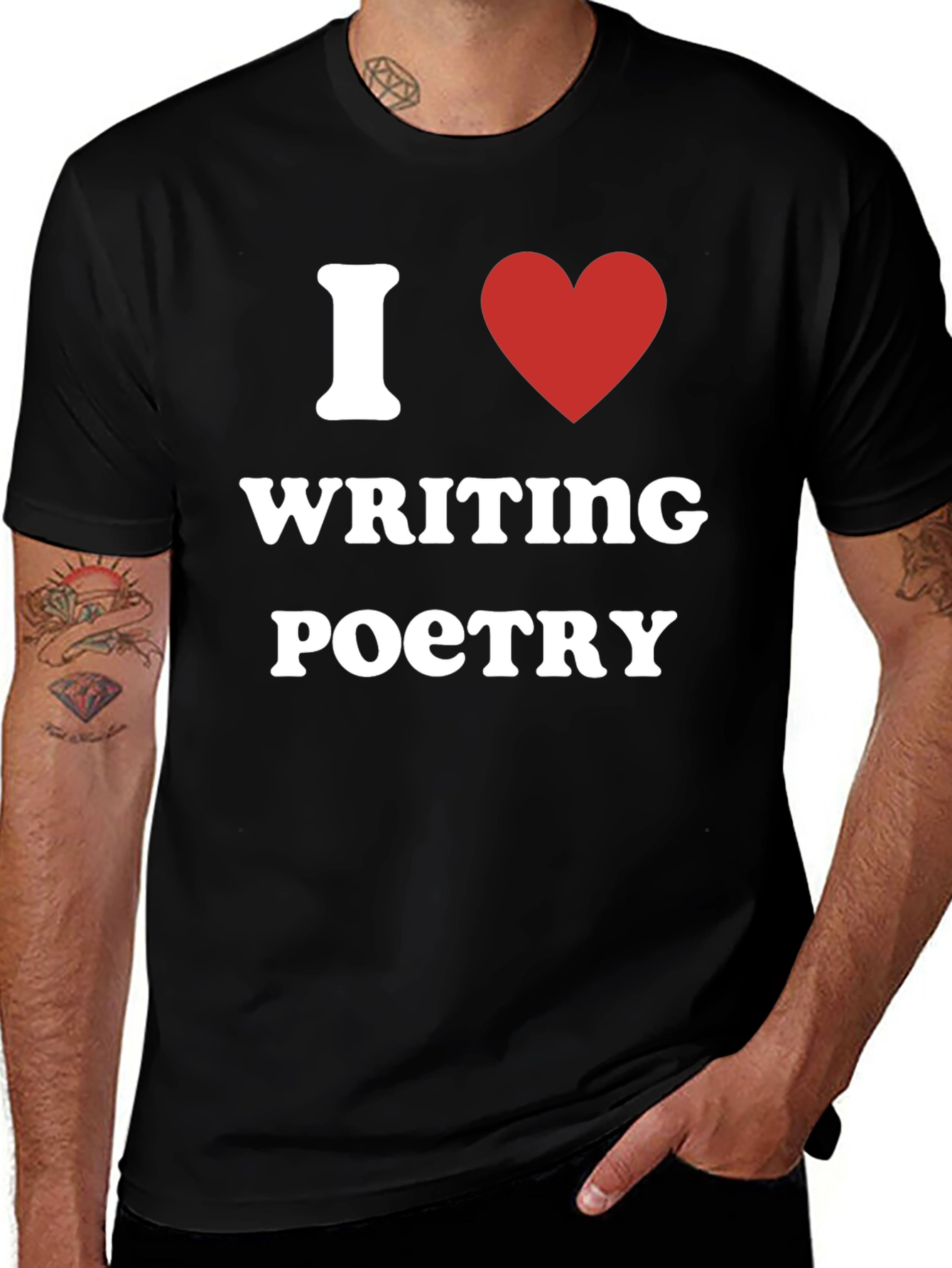 I Heart Writing Poetry T-Shirt