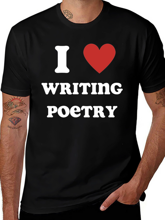 I Heart Writing Poetry T-Shirt
