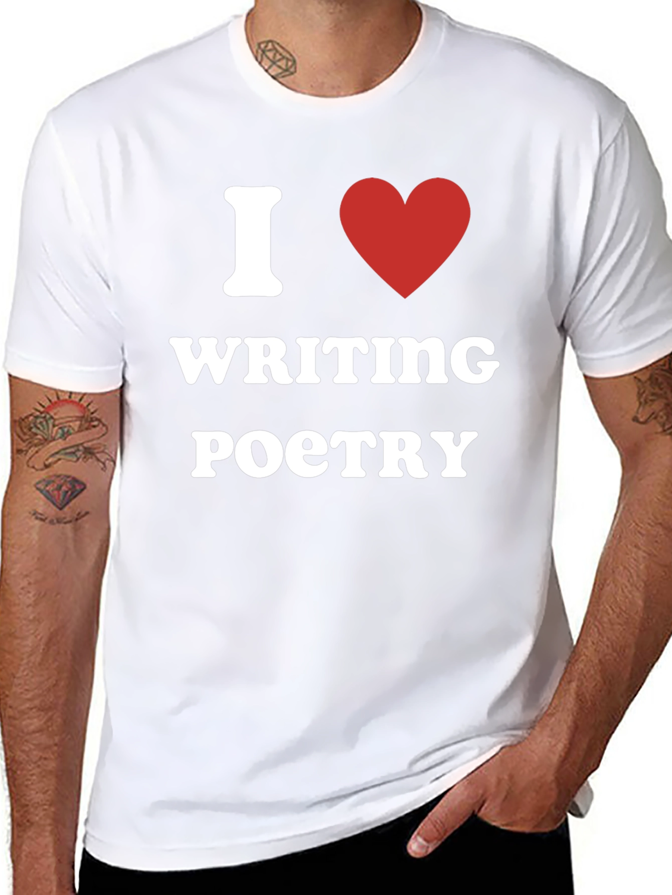I Heart Writing Poetry T-Shirt