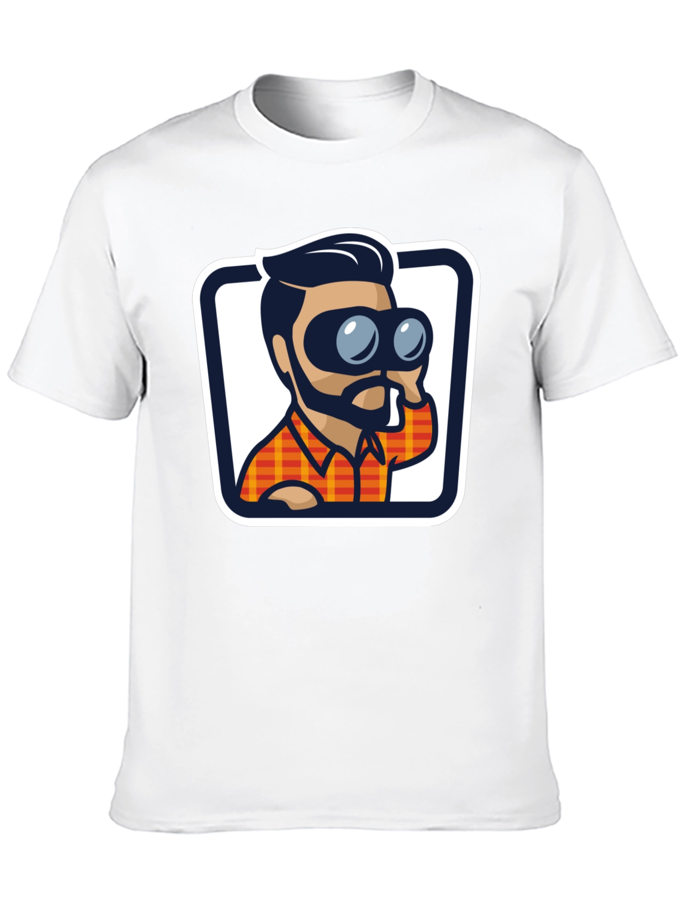 Binoculars Graphic Tee - Stylish Black T-Shirt