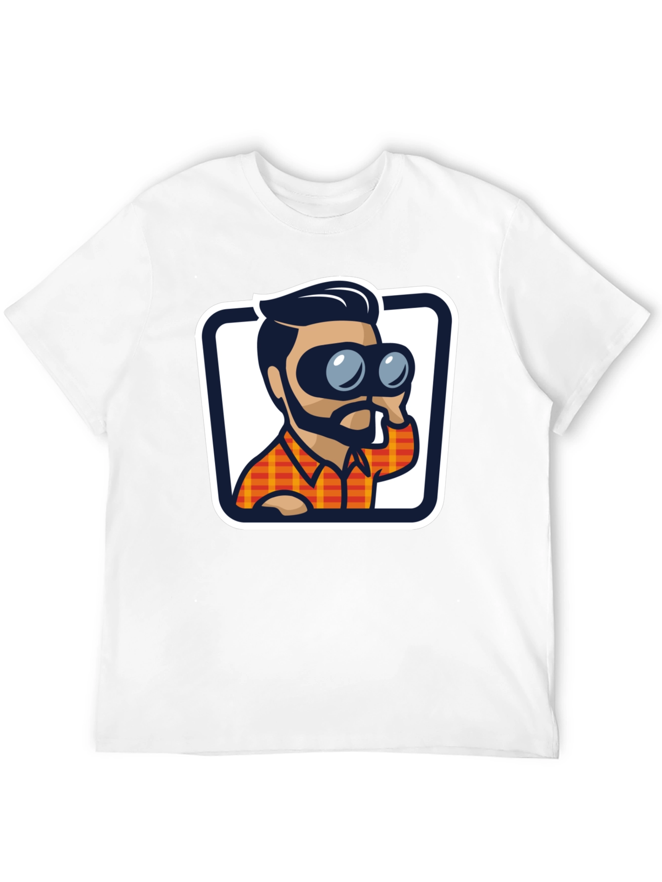 Binoculars Graphic Tee - Stylish Black T-Shirt