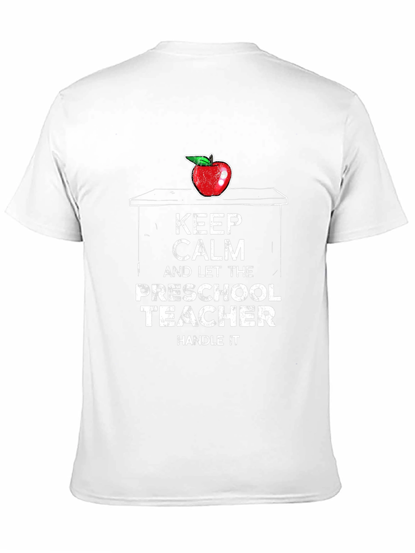Keep Calm Preschool Teacher Black T-Shirt