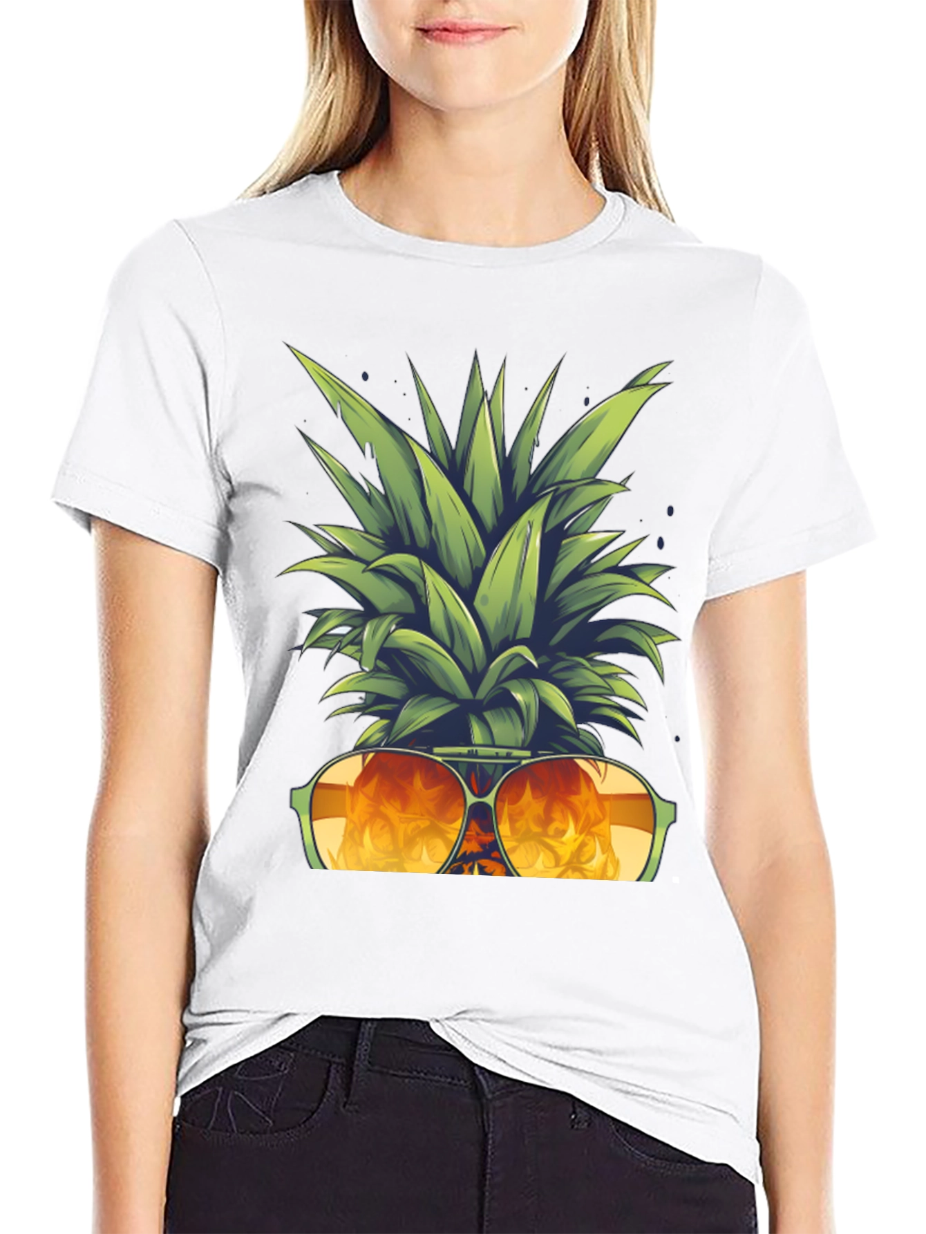 Cool Pineapple Sunglasses T-Shirt