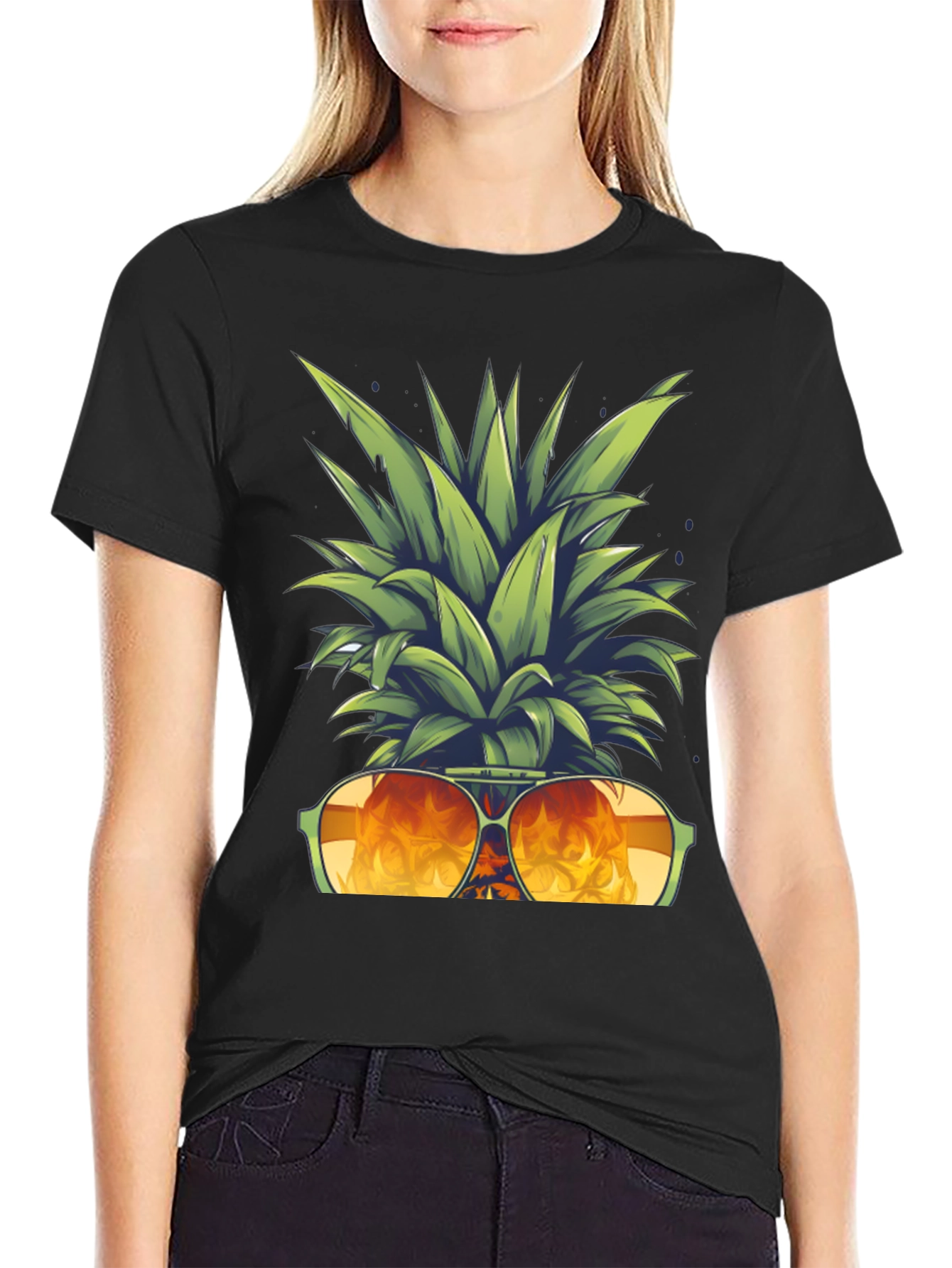 Cool Pineapple Sunglasses T-Shirt