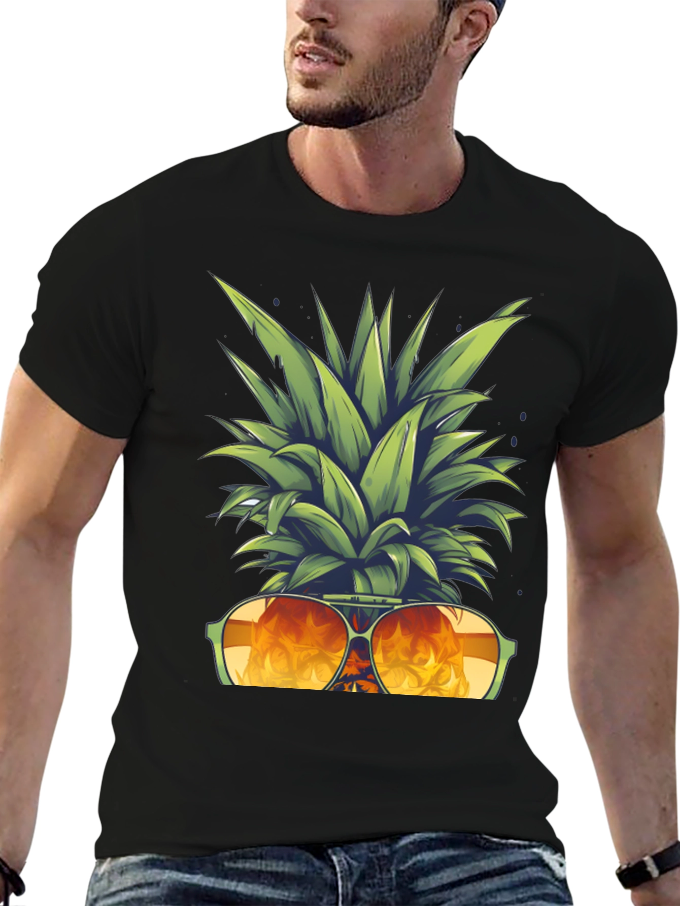 Cool Pineapple Sunglasses T-Shirt