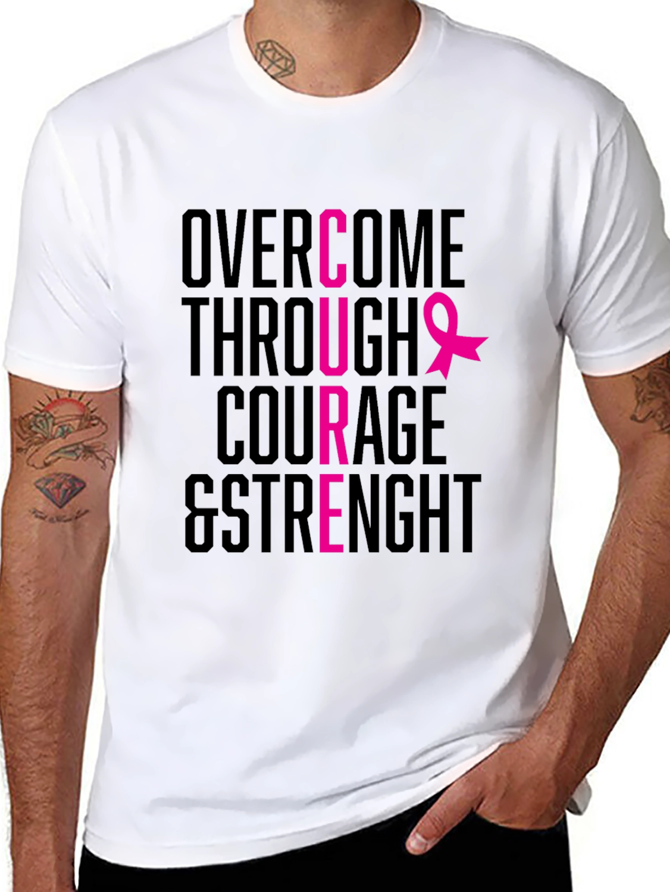 Overcome Cancer Awareness T-Shirt