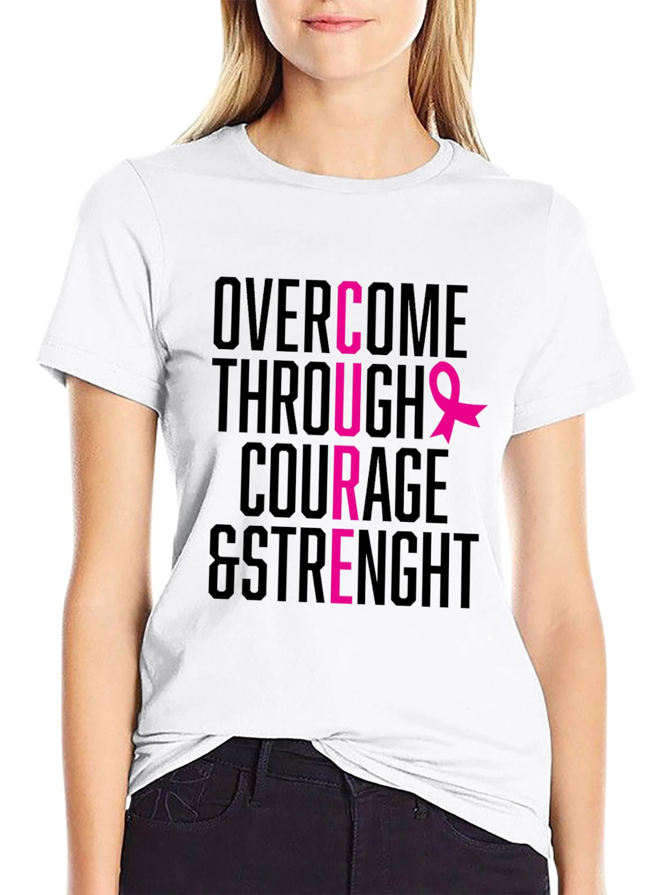 Overcome Cancer Awareness T-Shirt