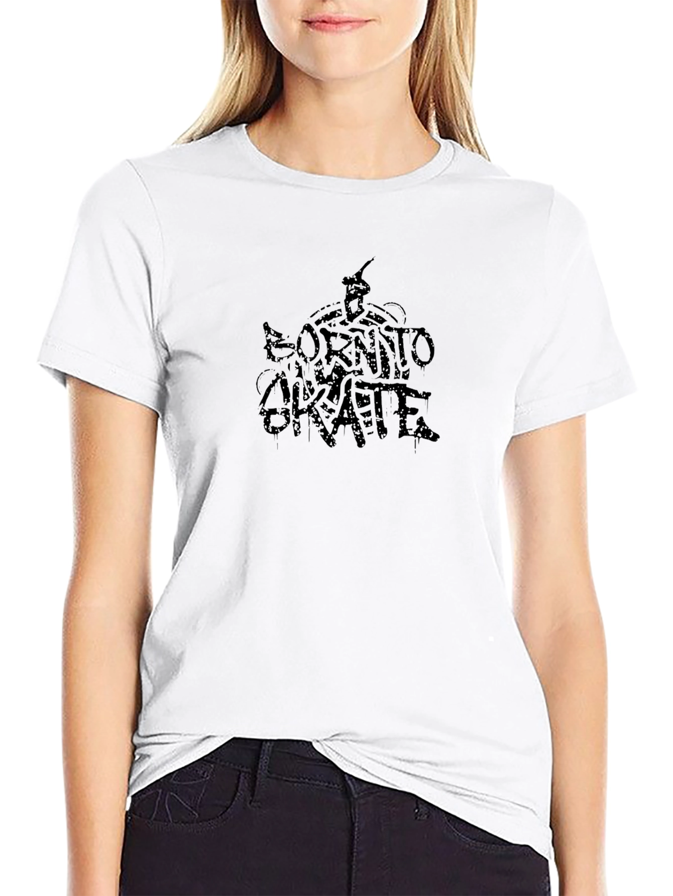 Born To Skate Black T-Shirt