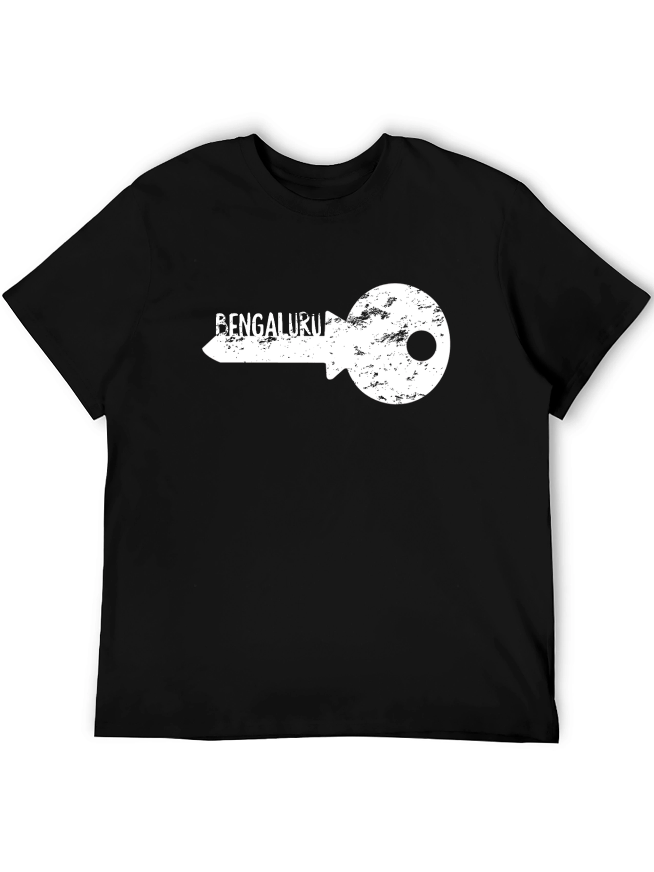 Bengaluru Key Graphic T-Shirt - Modern City Style