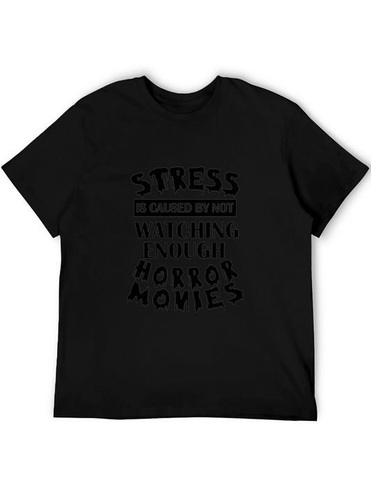 Horror Movie T-Shirt: Stress Relief