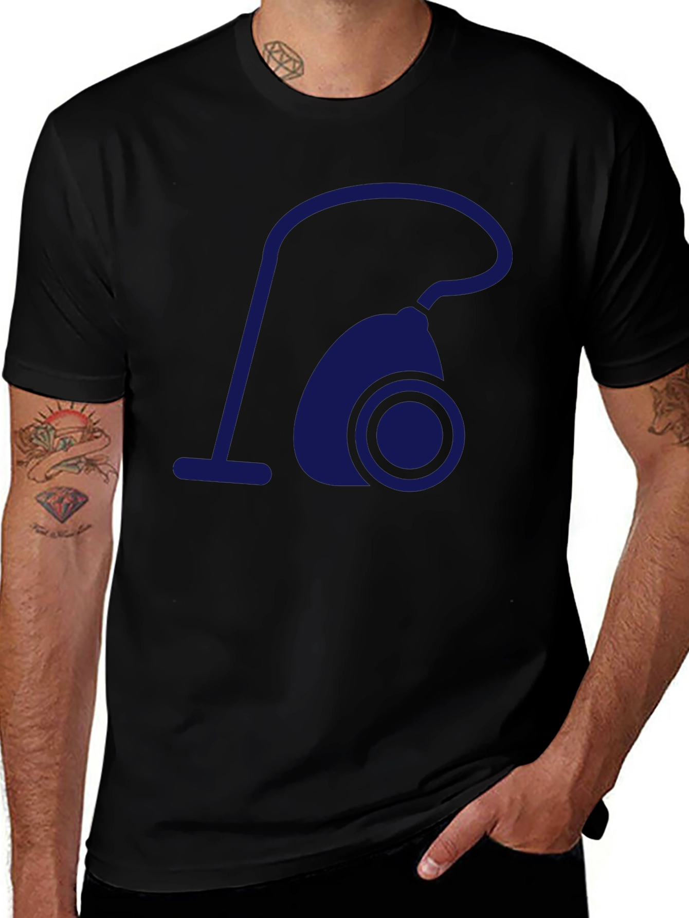 Vacuum Cleaner Graphic T-Shirt - Stylish & Unique Design