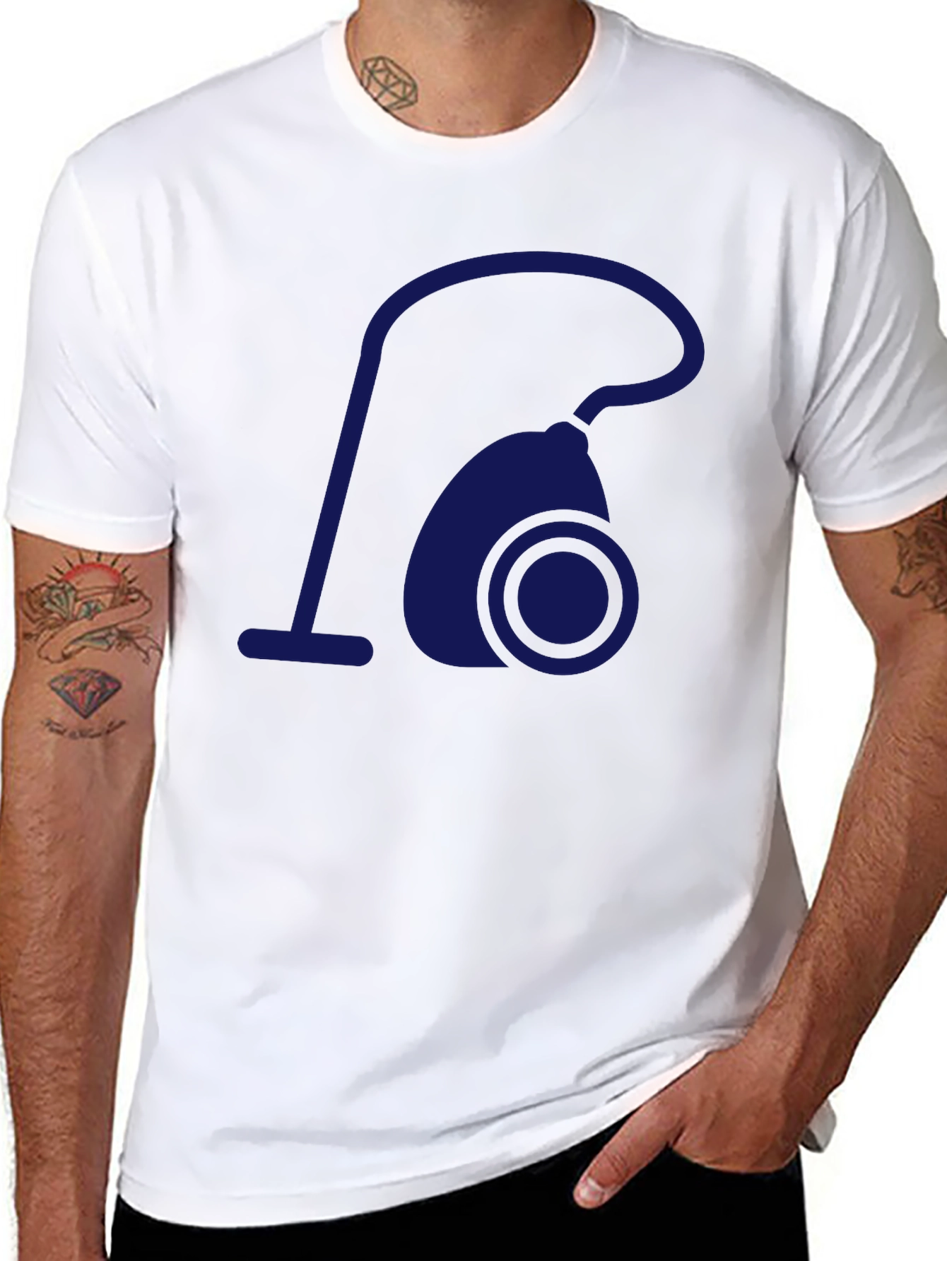 Vacuum Cleaner Graphic T-Shirt - Stylish & Unique Design