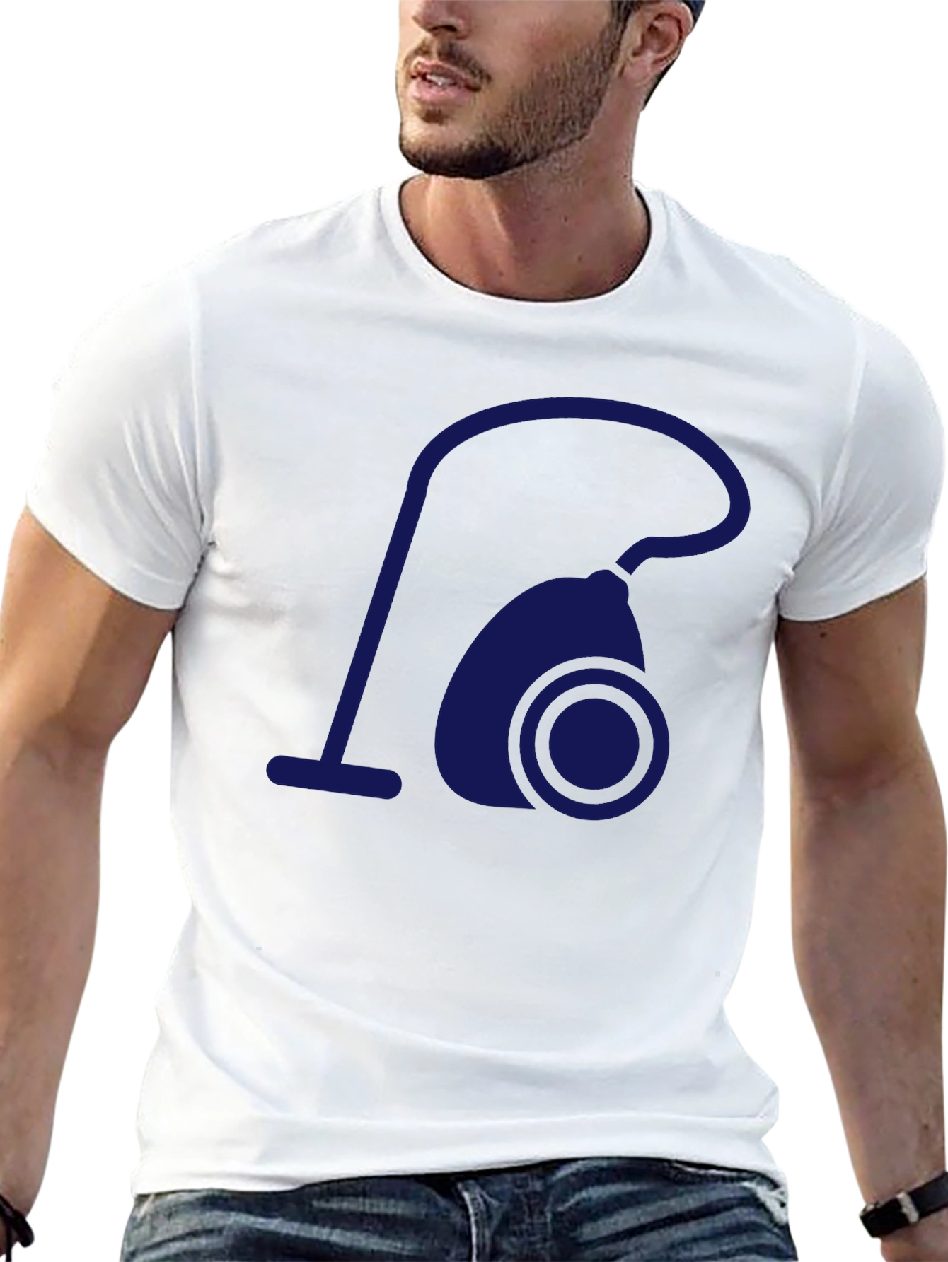 Vacuum Cleaner Graphic T-Shirt - Stylish & Unique Design