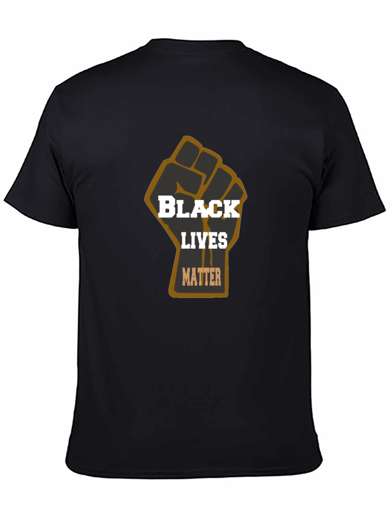 Black Lives Matter Fist T-Shirt - Black