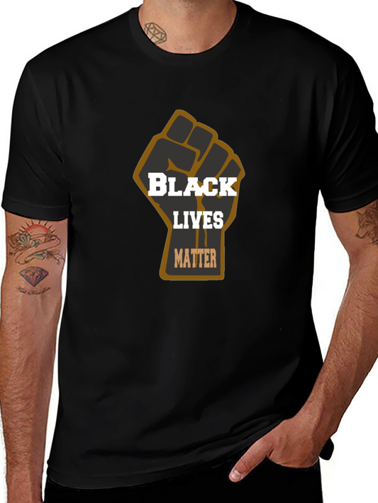 Black Lives Matter Fist T-Shirt - Black
