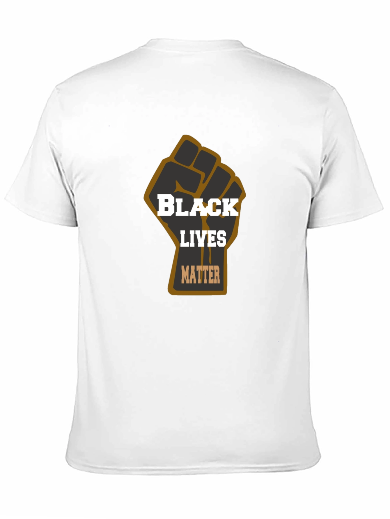 Black Lives Matter Fist T-Shirt - Black