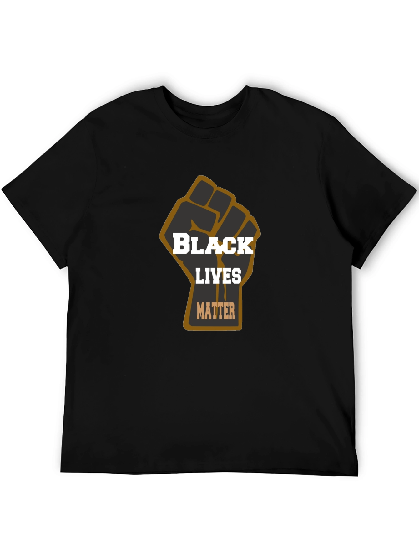 Black Lives Matter Fist T-Shirt - Black