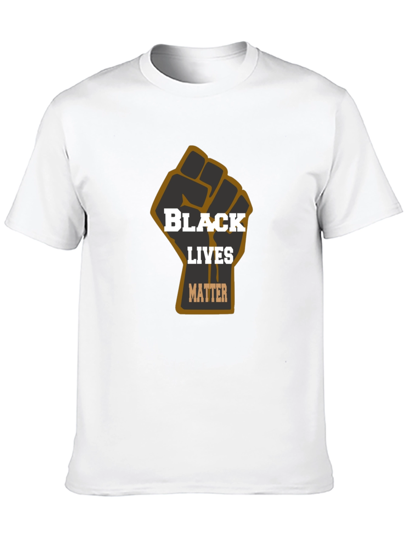 Black Lives Matter Fist T-Shirt - Black