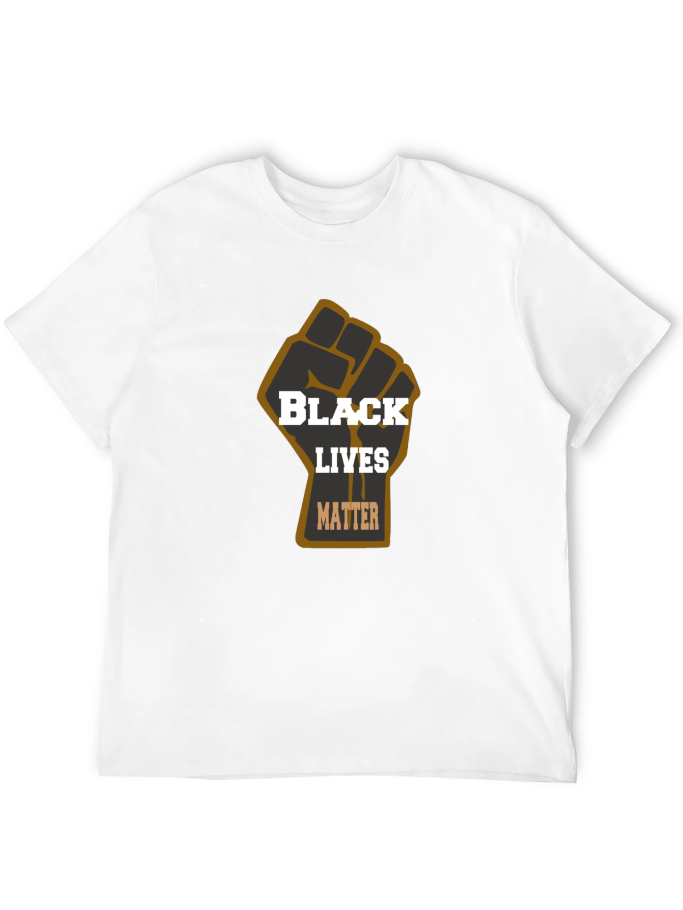 Black Lives Matter Fist T-Shirt - Black