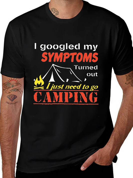 Camping Symptom Graphic T-Shirt