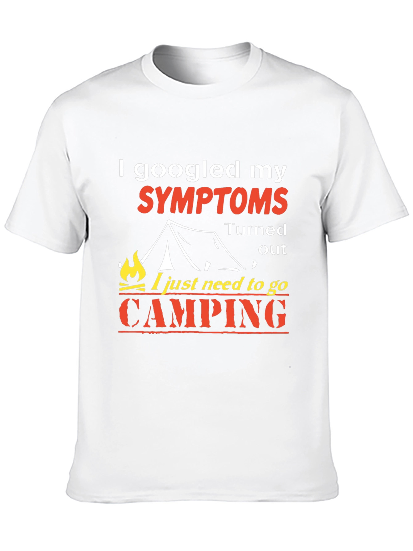 Camping Symptom Graphic T-Shirt