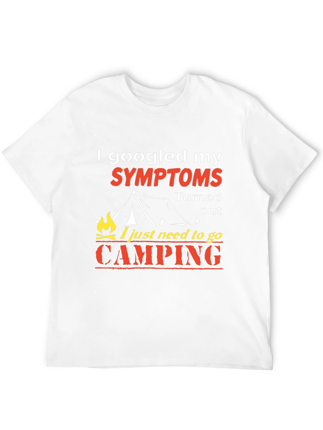 Camping Symptom Graphic T-Shirt