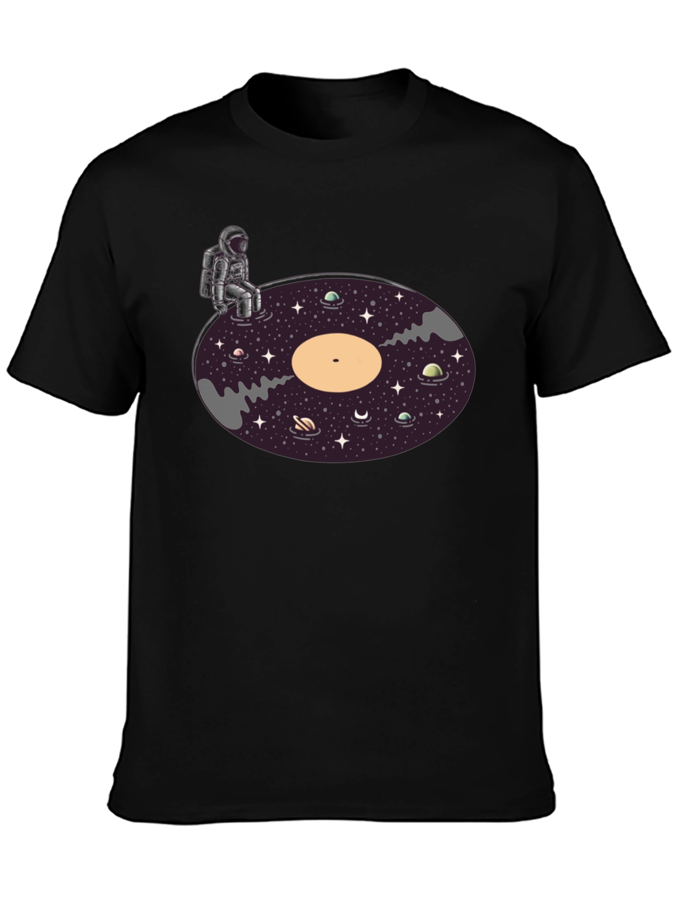 Astronaut Vinyl Record T-Shirt