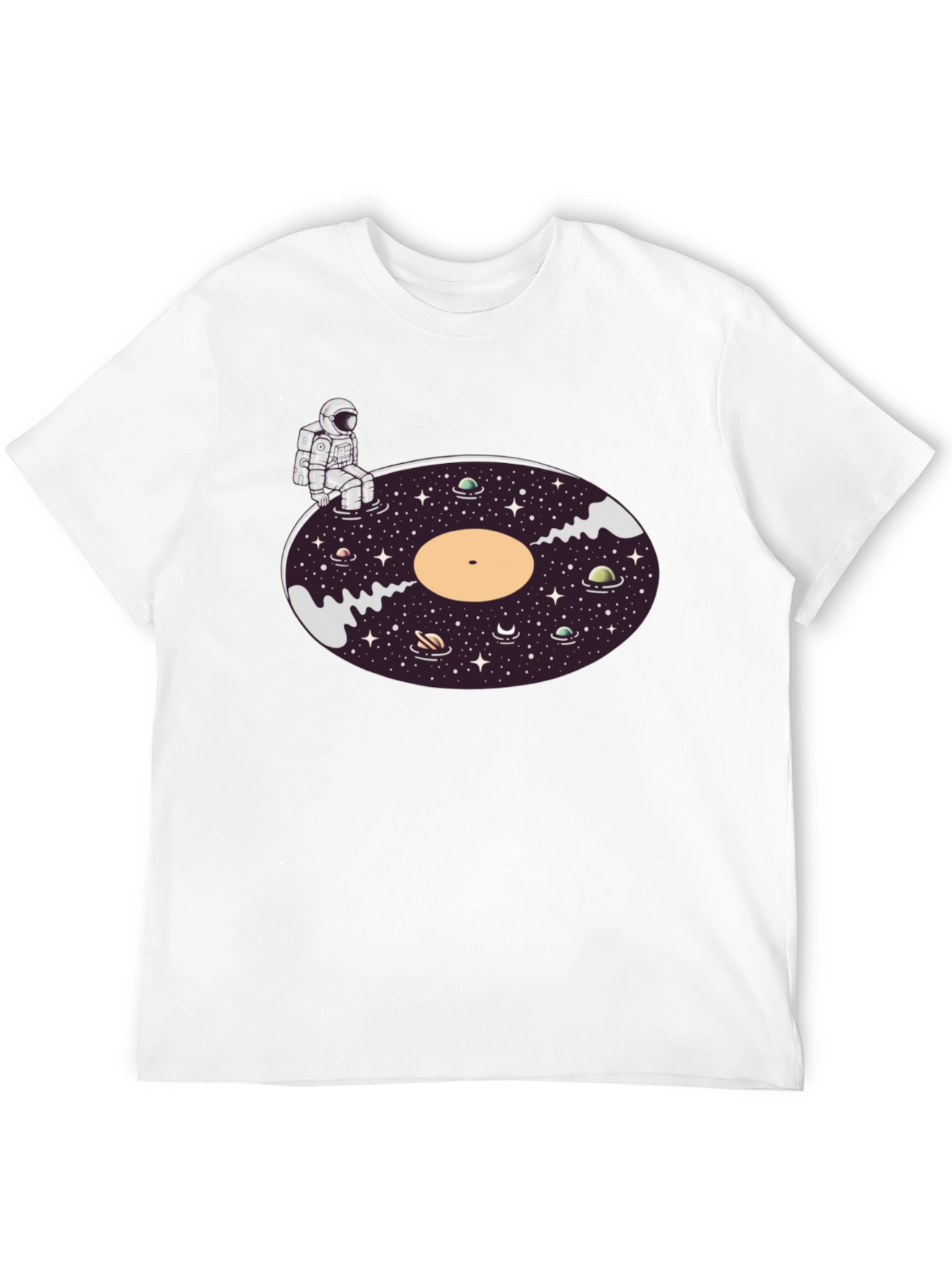 Astronaut Vinyl Record T-Shirt