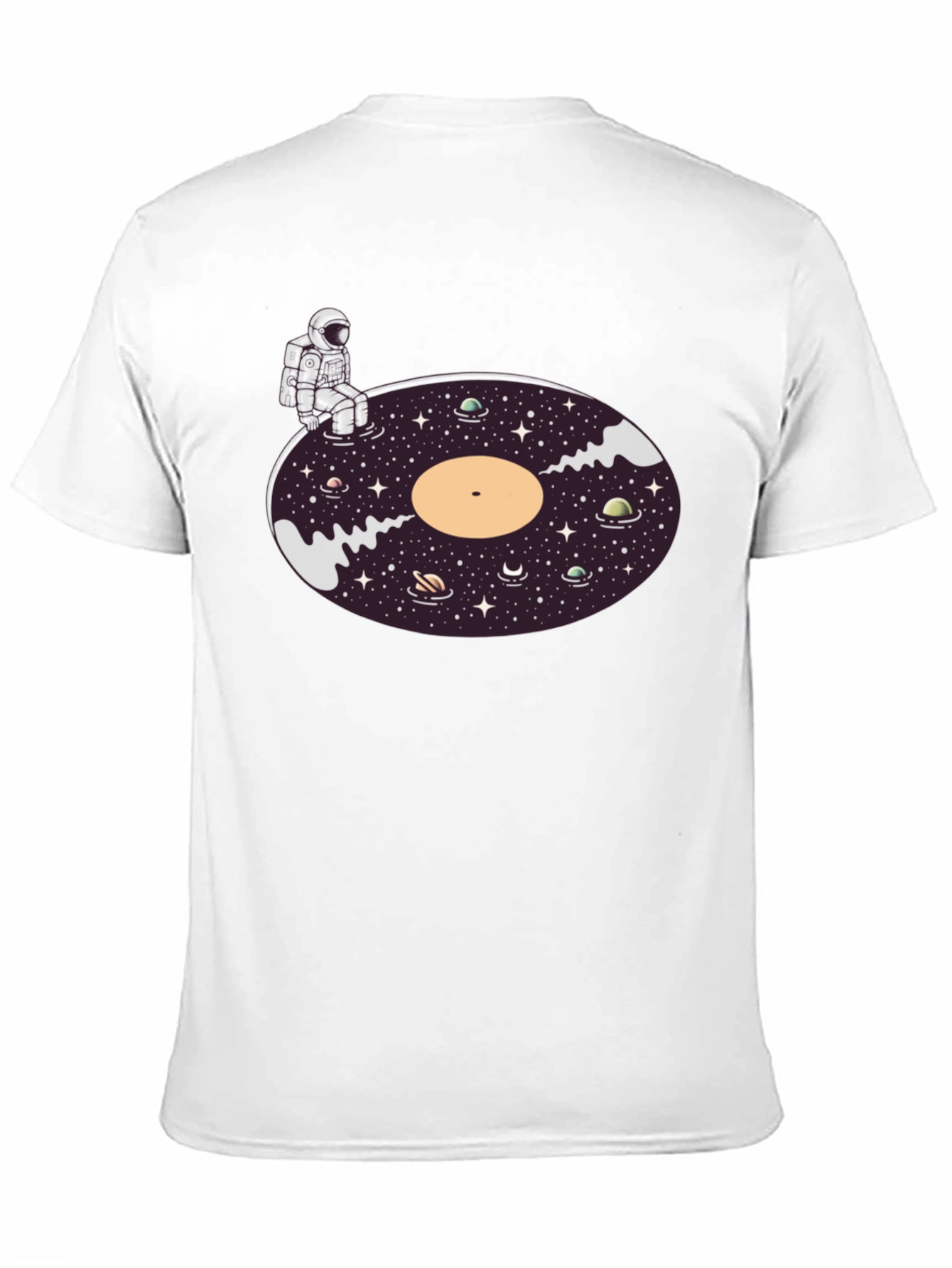 Astronaut Vinyl Record T-Shirt