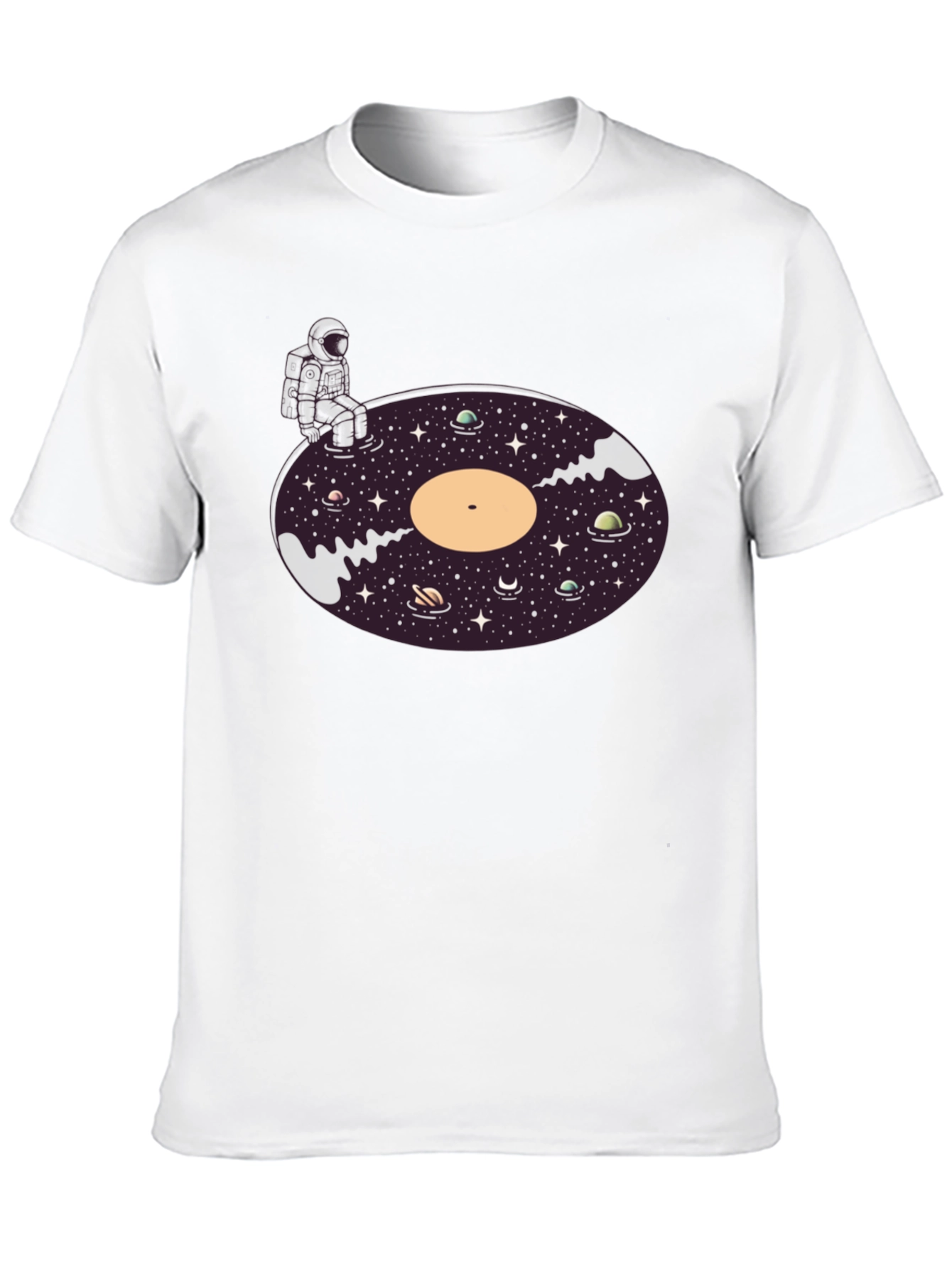 Astronaut Vinyl Record T-Shirt