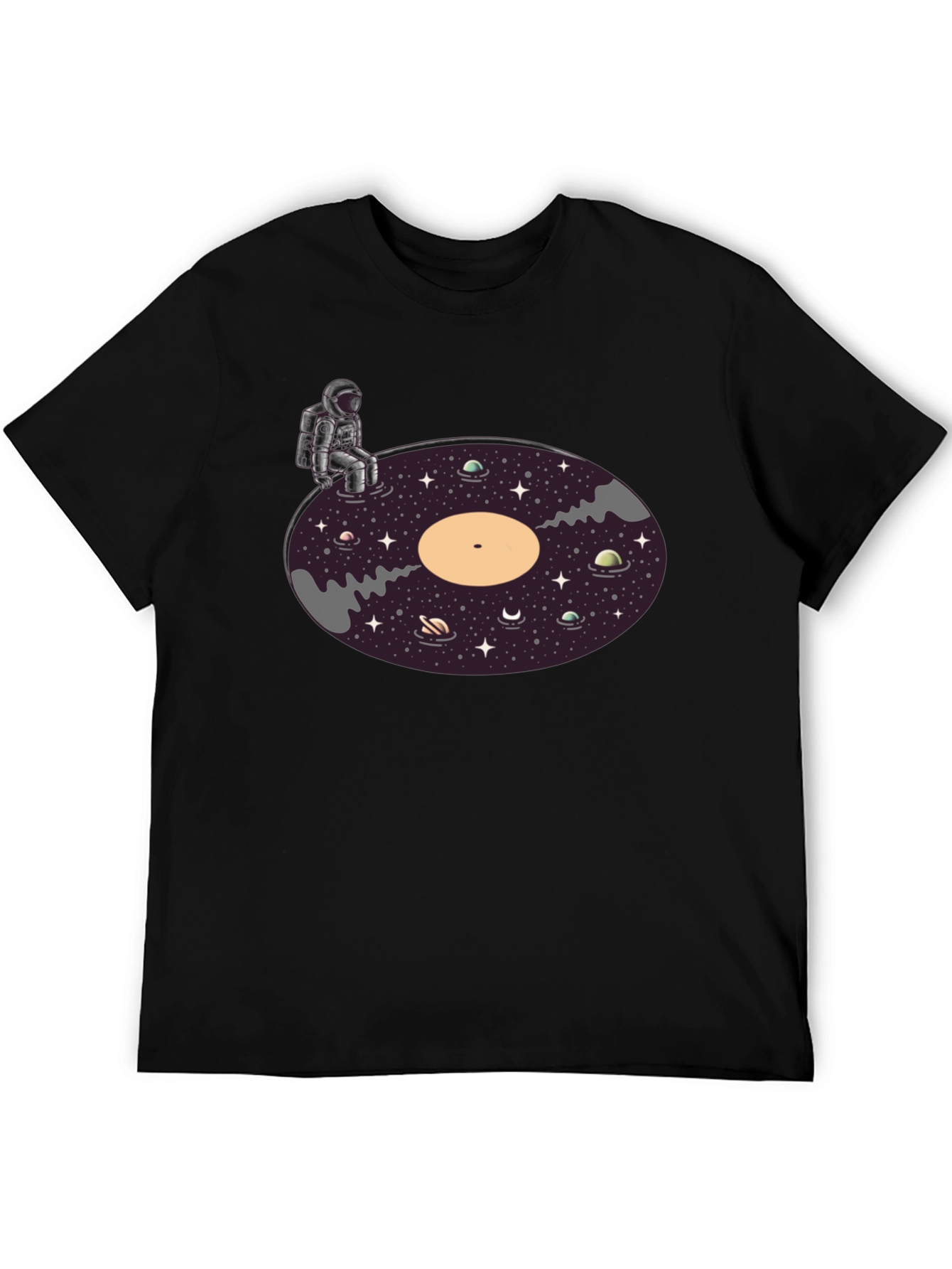 Astronaut Vinyl Record T-Shirt