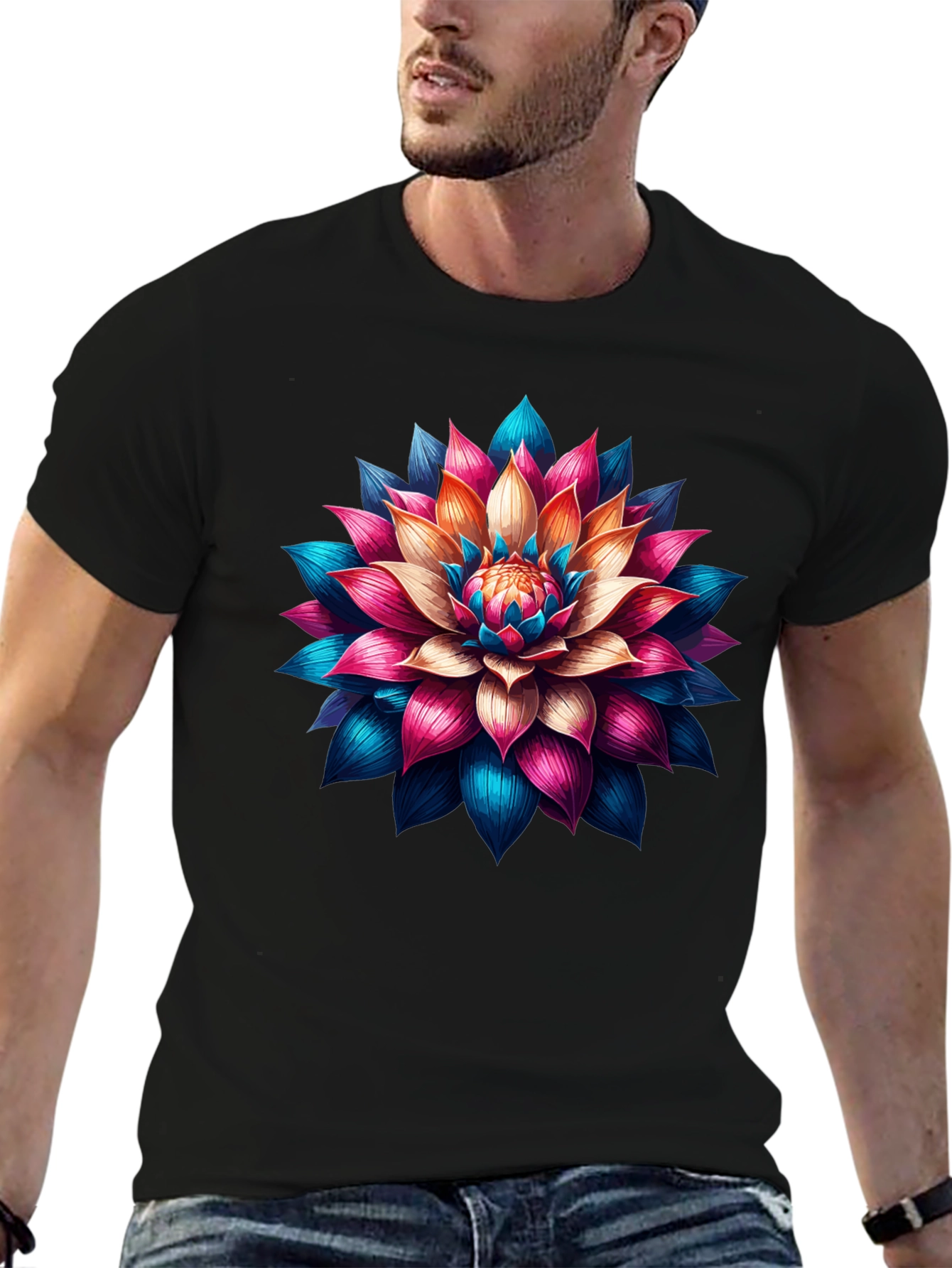 Floral Graphic Print T-Shirt