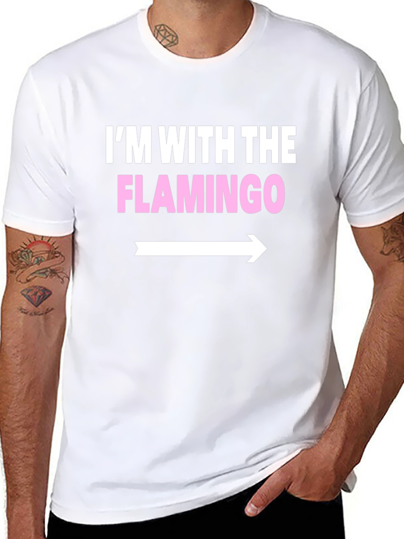 Im With The Flamingo T-Shirt