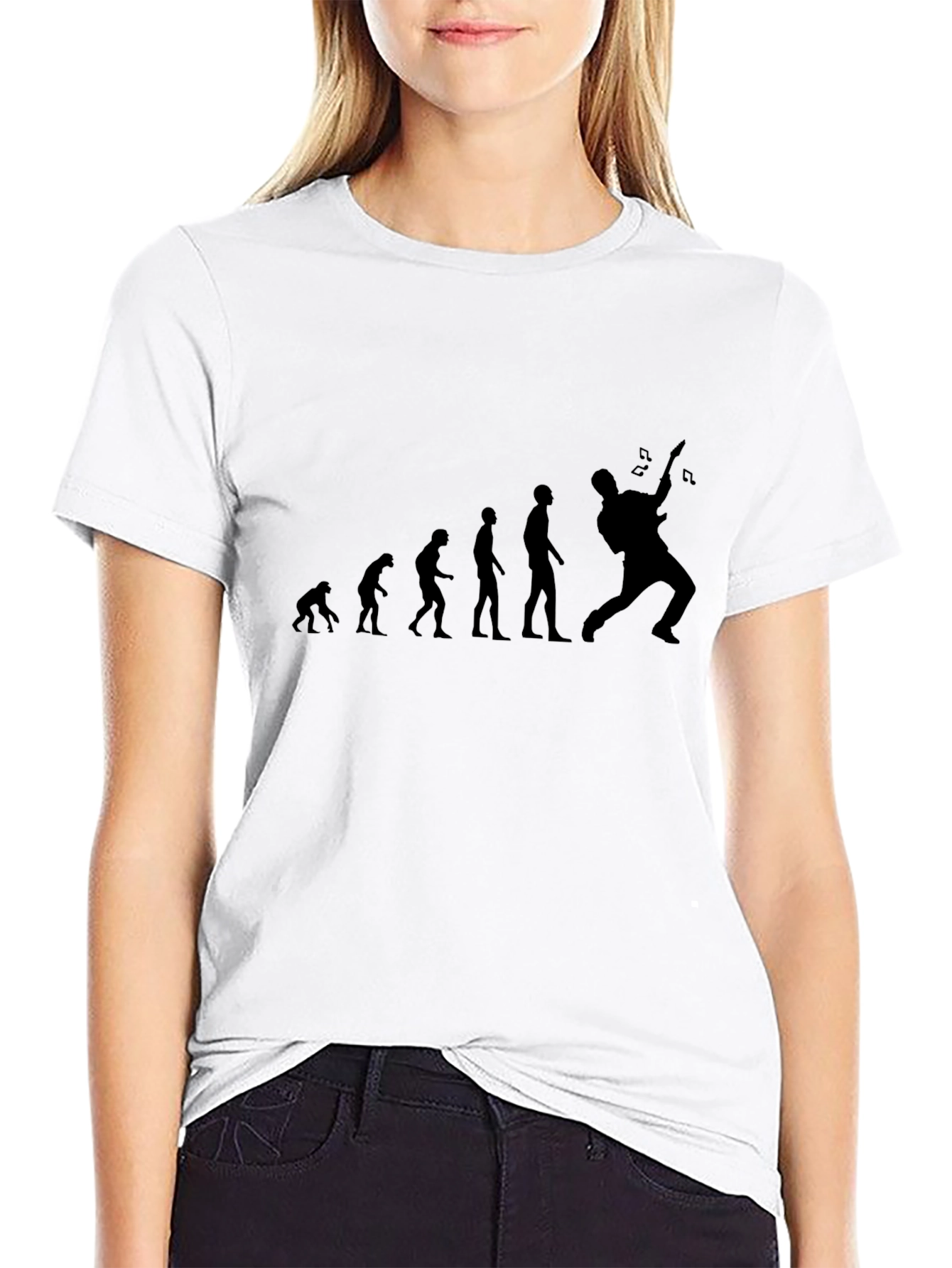 Evolution of Rock Black T-Shirt