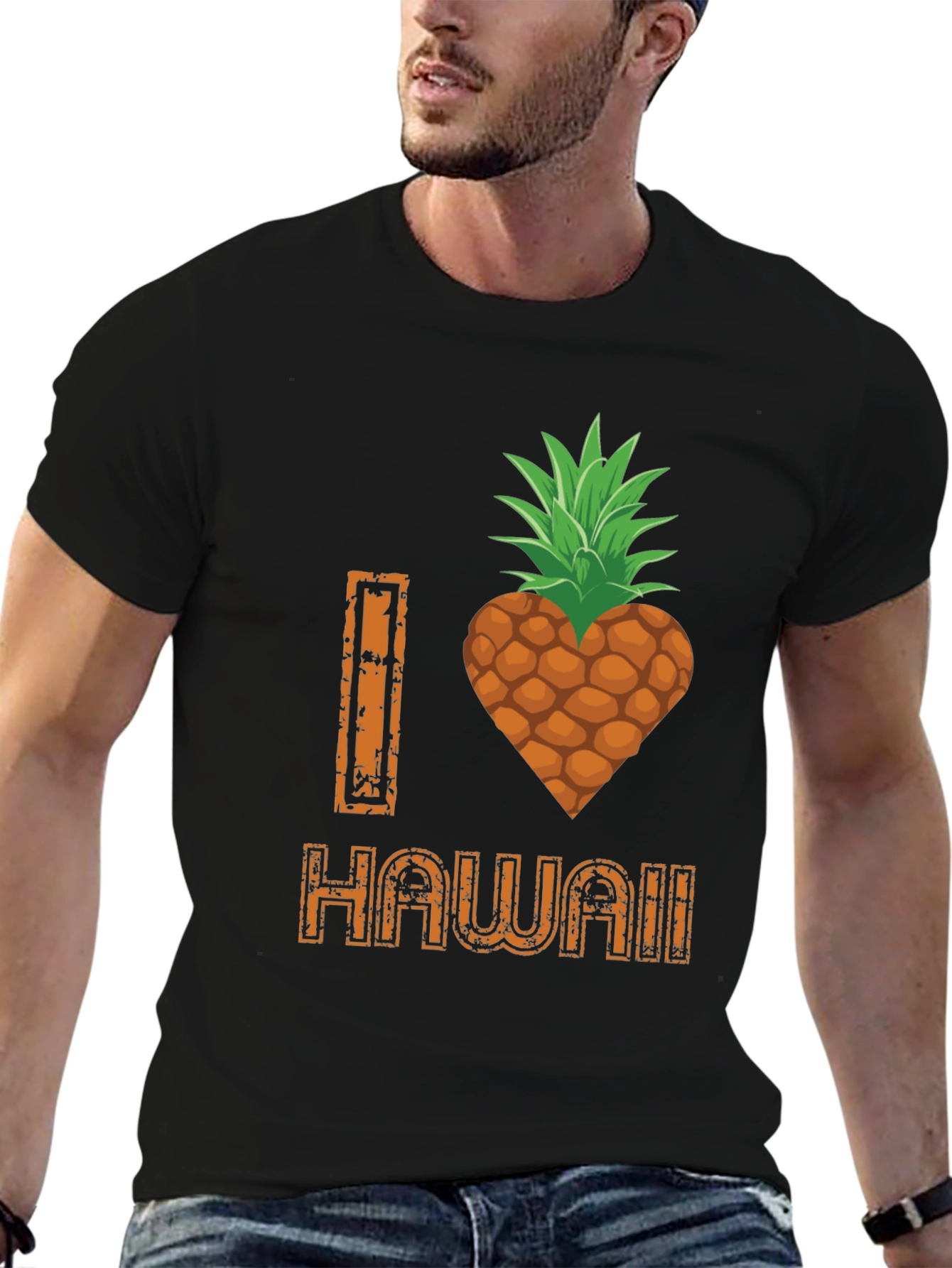 I Heart Hawaii Pineapple Graphic Tee