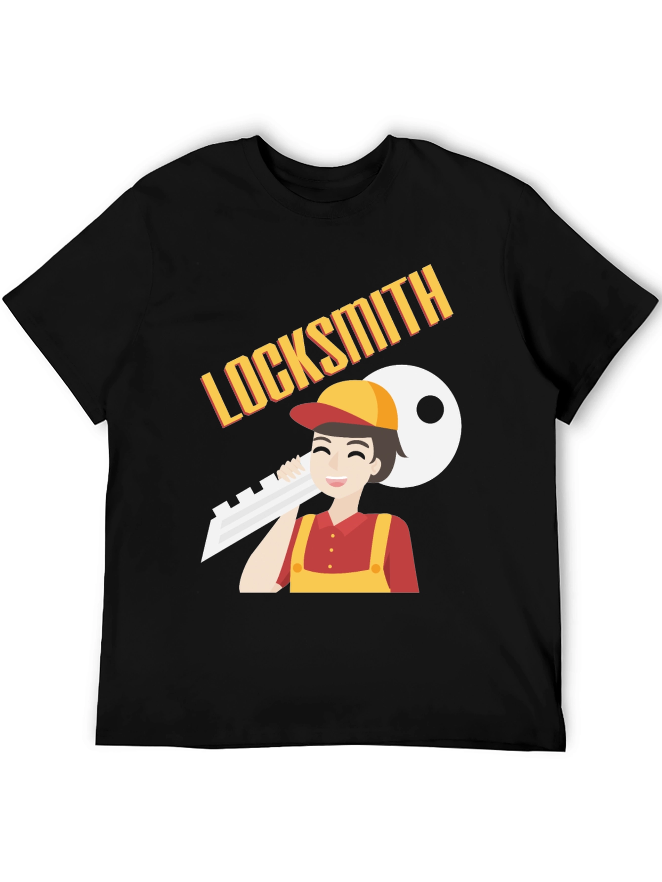 Locksmith T-Shirt - Cartoon Design